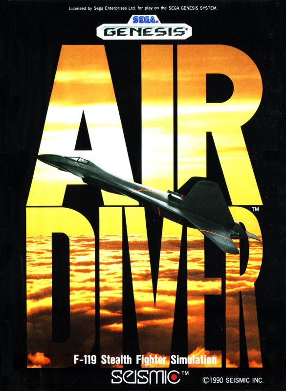 Air Diver box art for Sega Mega Drive